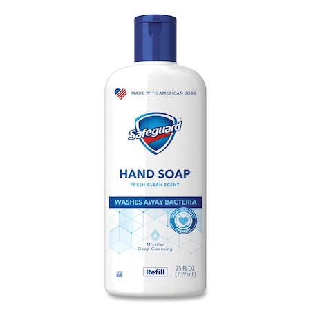 Safeguard Liquid Hand Soap, Fresh Clean Scent, 25 oz Bottle 87850EA